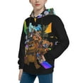 thumbnail image 4 of Youth Five Nights At Freddy'S Hoodies 3D Print Pullover Hooded Sweatshirt With Pocket For Boys Girls Teen Large, 4 of 8
