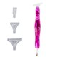 thumbnail image 4 of Pluma de pintura de diamantes de imitación 5D Crystal puntada de bordado punta de bordado herramienta de pintura de lápiz, púrpura seitruly HA001825-04, 4 of 6