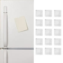 COSMOBETTY 24Pcs Fridge Decoration Magnets Square Glass for Office Use Magnetic Attachment