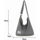 thumbnail image 2 of Hobo Bag, Women's Canvas Handbag Crossbody Bag Beach Bag Simple Shoulder Bag Ladies Large Cotton Tote Handbag Girls Shopping Bag for Travel Daily Use, 2 of 4