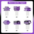 thumbnail image 6 of Purple and Black Retirement Decorations - 36PCS Retirement Cupcake Toppers, Retirement Party Decorations for Women, Happy Retirement Party Decorations, Retired Party Table Decorations, 6 of 6