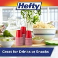 thumbnail image 4 of Hefty Disposable Mini Plastic Cups, Red, 2 oz, 30 Count, 4 of 6
