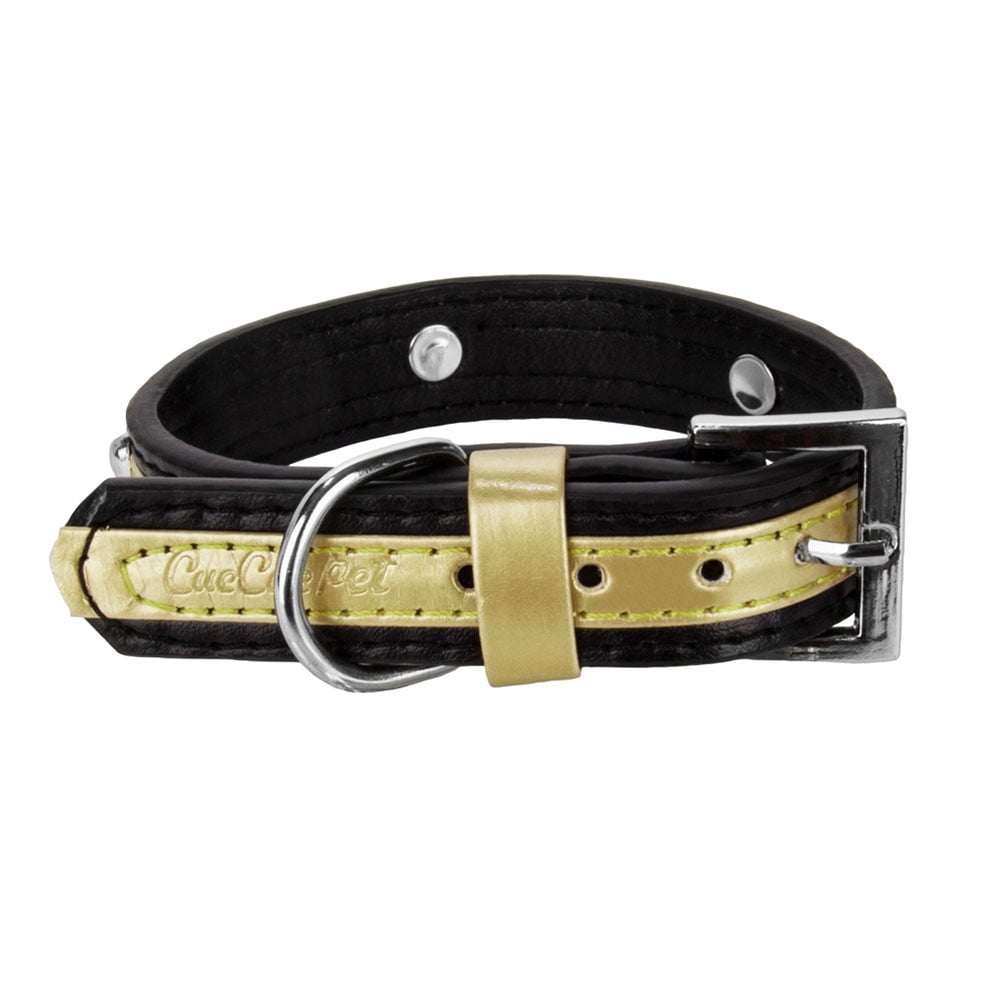 CUECUEPET Adjustable Dog Collar with Embellished Bone Bling Charms for Small to Medium Sized Dogs