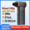 thumbnail image 5 of 2025 Upgrade 5000w Thermal Snow Blower Portable Frostguards Thermal Blower with Efficient Turbine Tech Portable for Car Windshield Defrost Snow Removal,Black,One Size, 5 of 9
