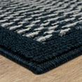 thumbnail image 6 of (2 pack) Mohawk Home Silvestre Border Indoor Area Rug, Dark Blue, 30" x 45", 6 of 10