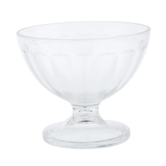 Clear Acrylic Ice Footed Dessert Bowl Milkshake Sundae Container for Restaurant Hotel