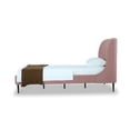 thumbnail image 6 of Manhattan Comfort Heather Modern Glam Velvet Twin Bed in Blush Pink, 6 of 10