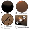 thumbnail image 3 of Designart "Moon'S Plum Phase In Photograph" Moon Wall Art Prints, 3 of 7