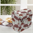 thumbnail image 4 of Flamingo Lounger Chair Bag, Bird with Floral Abstract Ornaments Hand Drawn Lilies, High Capacity Storage with Handle Container, Lounger Size, Red Coral Sea Green, by Ambesonne, 4 of 5