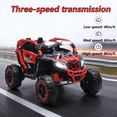 thumbnail image 5 of Holaki 24V Kids Ride On UTV Car, 120Wh Battery, Dual 380W Motors, Top Speed 4.97 MPH, Ages 3-6, Electric Ride On Toy with Remote Control, Bluetooth, Music, LED Lights, 4-Wheel Suspension, Red, 5 of 10