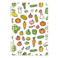thumbnail image 7 of FORMRS 1-Subject Spiral Notebook 8" x 5" College Ruled 60 Refillable Sheet A5 Hard Cover, 2 Pack, Green Vegetables Pattern, 7 of 7