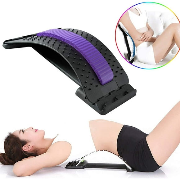 Back Stretcher Back Stretcher Traction Massager with Acupuncture Posture Correction For Lumbar Suppo