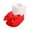 Red, variant on Otqutp Autumn Winter Warm Nonslip Shoes Baby Boys Girls Boots with Bow Ties Soft Sole Baby Shoes Plus Velvet Thick Non Slip Cotton Shoes(A,12-18 Months)