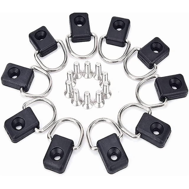 10 PCS Fishing Equipment Ring Rig, Kayak Ring Rig, Boat Ring Deck Accessories, for Canoe Kayak Sailing Fishing