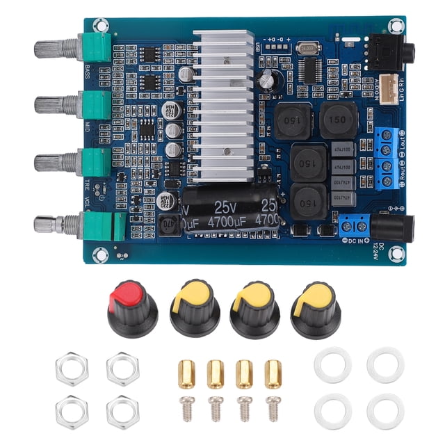 Placa amplificadora Bluetooth TPA3116 D2 5.0 de alta potencia 2.0 para uso doméstico, digital, CC 1224 V
