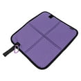 thumbnail image 3 of DYNWAVECA Tapis de Sol Imperméable 600D Oxford Compact avec Cintre Réutilisable 13.7x12.2x0.4 Pouces Portable pour Accessoires Extérieurs Violet, 3 of 10