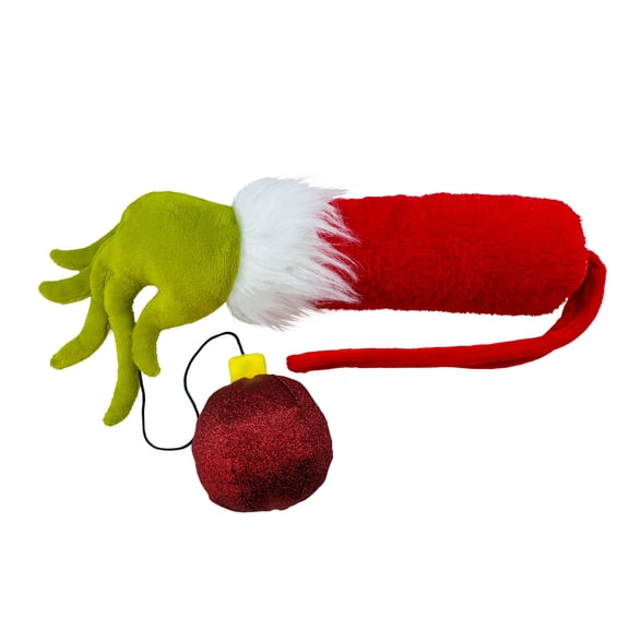 DC Grinch hand with ornament tree decoration