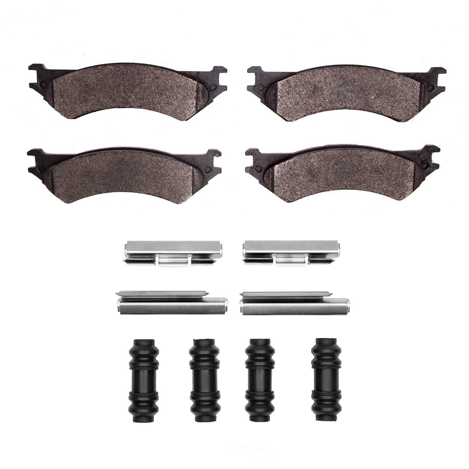 Dynamic Friction Company 1400-0802-01 DFC Ultimate Duty Performance Brake Pads and Hardware Kit
