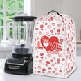 thumbnail image 5 of HELLHERO Heart and Rose Pattern Protective 15.94"H x 9.45"L x 7.28"W Food Processor Cover Reusable Cover Coffee Machine Dust Cover for Home Kitchen Indoor, 5 of 6