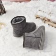 thumbnail image 6 of Snow Boots for Kids Boys Girls Slip On Ankle Booties Plush Lining for Children Outdoor Winter Shoes, 6 of 6