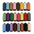 thumbnail image 1 of 24Pcs Polyester Sewing Thread Sets - 24-Color Spools Thread, 500 Yards Sewing, 1 of 7