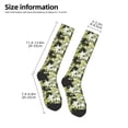 thumbnail image 5 of Balery Hawaii Palms Printed Novelty Socks Men's Women's Crew Socks Sports Socks Knee High Socks Cotton Socks Quirky and Cool Socks, 5 of 9