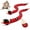 2PCS, variant on Snake Cat Toy Interactive Moving Wobbly Slithering Pet Chase Plastic shell, Segmented crawl, Sensor steering, Tap restart, Indoor flooring use, Felines and small dogs
