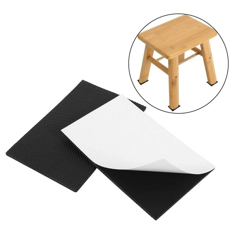 SlipToGrip Non Slip Furniture Pad Grippers - Stops Slide - Multi Size (8  Pads) - Make 4, 1, 2, etc.- Pre-Scored Multiple Sizes - 3/8 Felt Core - Anti  Slip - No Nails, No Glue. 