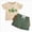 D92-Green, variant on Toddler Boys Cotton Clothing Sets 6-12 Months 12-24 Months 2t 3t 4t 5t 6t 7t Children Short Sleeve Tee And Shorts 2-3 Years