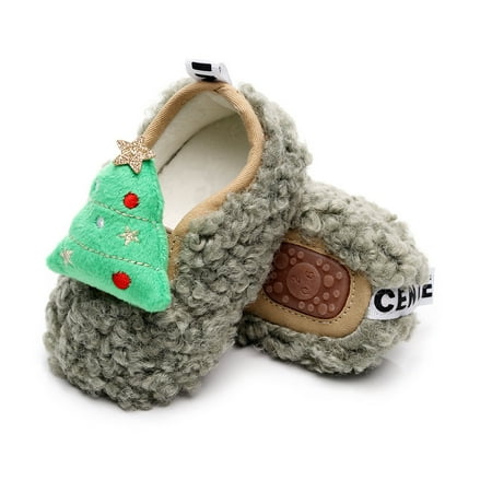 

LIDYCE Infant Girls Indoor Soft-Soled Princess Shoes Baby Walking Shoes Green 80