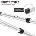 thumbnail image 4 of 2X Golf Travel Bag Support Pole,Umbrella Anti-Impact Support Cover Protector and Rod, Golf Club Travel Bag Support,2 x Golf Club Travel Bag Support,Black&Silver, 4 of 8