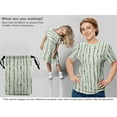 thumbnail image 6 of oneOone Cotton Cambric Pastel Mint Fabric Abstract Stripes Sewing Material Print Fabric By The Yard 56 Inch Wide, 6 of 6