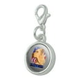thumbnail image 2 of Always Faithful Yellow Lab Labrador Hunting Dog Antiqued Bracelet Pendant Zipper Pull Charm with Lobster Clasp, 2 of 5