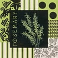 thumbnail image 2 of Peyton, Hanna 12x12 White Modern Wood Framed Museum Art Print Titled - Herbal Zest I, 2 of 4