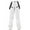White, variant on CQONEPT Womens Snow Ski Pants Windproof Waterproof Insulated Bib Overall Warm Snowboarding Padded Pant with Zip Pockets Purple L