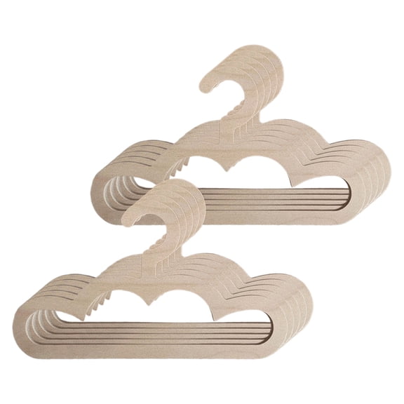 Pet Clothes Hangers – Wooden Design for Cats and Dogs – 22.8x12.1cm – Khaki