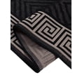 thumbnail image 2 of Furnish My Place Outdoor Collection Geometric Area Rug - 7 ft. 10 in. x 10 ft. Black, Contemporary Style Water Proof Rug for Garden, Bedroom, Patio, Balcony, 2 of 6