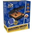 thumbnail image 3 of Fabricante de gofres eléctrica de ladrillo de construcción, color negro con 2 platos de construcción para comer, cocinar divertido, waffles o panqueques en cuestión de minutos, apilar y construir, 3 of 5
