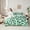 Teal, variant on Castle Fairy Abstract Leopard Print Twin Bedding Sets,Cheetah Print Bedding Comforter Set