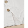 thumbnail image 5 of Hotiary 1-5T Toddler Baby Boys 2 Pieces Cotton Linen Set Short Sleeve Button Down Shirt and Shorts Set Summer Outfits, 5 of 8