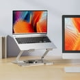 thumbnail image 2 of Double Shaft Foldable Laptop Stand Height Cooling for Up to 17Inch Devices, 2 of 12
