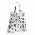 thumbnail image 2 of Bowling Portable Fabric Shopping Tote, Realistic Graphic Game Scattered on Plain Backdrop Competition and Fun, Everyday Use Foldable and Study Grocery Market Bag, Grey White Red, by Ambesonne, 2 of 4