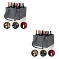 thumbnail image 3 of Justharion Porte-Bouteille de Vin Universel en Feutre Durable et Anti-Rayures pour Amateurs de Vin Rouge Rouge Champagne 2 Emplacements 2Ensemble, 3 of 6