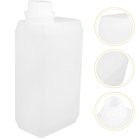 Sparsain 1000ml Reusable Oil Bottle Empty Plastic Bottle with Lid for Water and Oil