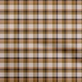 thumbnail image 1 of oneOone Viscose Jersey Orange Fabric Check Sewing Fabric By The Yard Printed Diy Clothing Sewing Supplies 60 Inch Wide, 1 of 1