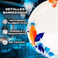 thumbnail image 5 of 24 Pz Plato Desechable De Cartón Decorativo Premium Hojas Azules 9 pulgadas, 5 of 5