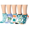 thumbnail image 2 of Colorfut Women's 20 Pairs Colorful Patterned Low Cut/No Show Socks WL21B-AB, 2 of 5