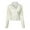 White, variant on Dealovy Womens Leather Jackets Zip up Motorcycle Short Outerwear Long Sleeve Slim Fitted Jacket Coats