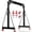 Black*5500lb, variant on Gewna Adjustable Steel Gantry Crane, 2 Ton/ 5000 lb Capacity, 8.2-12.5ft, Portable Lift Hoist on Wheels with Manual Trolley，Black