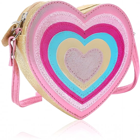 AOMRCOL Toddler Purse for Girls Gifts Mini Purse Kids Shoulder Bag Crossbody Wallet 3-6Year Little Girl Gift Fashion
